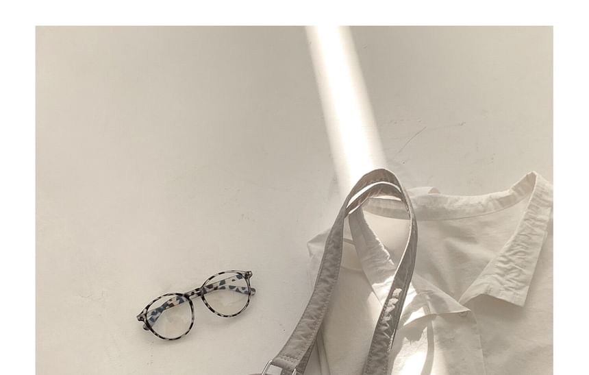 Plain Nylon Shoulder Bag