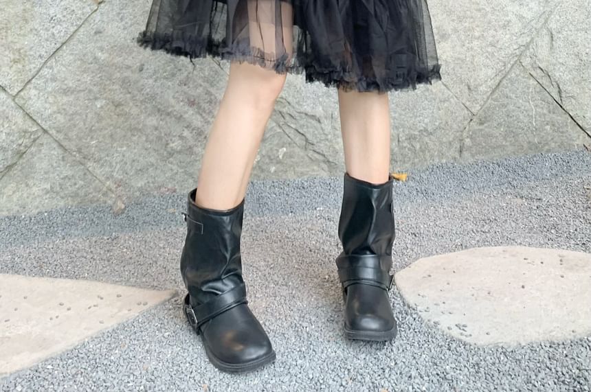 Mid Waist Asymmetrical Sheer A-Line Skirt
