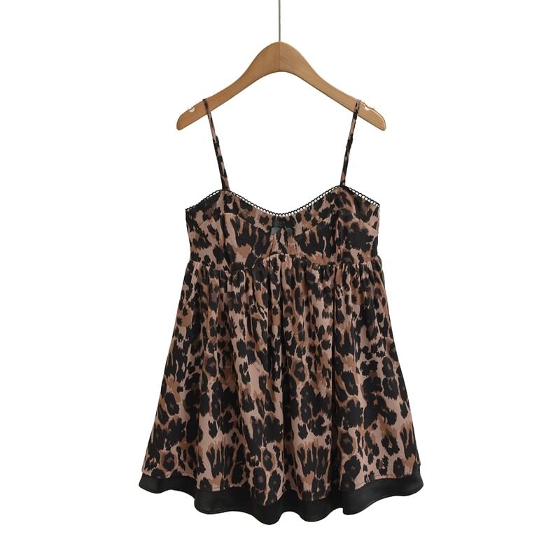 Flowy Leopard Print Camisole