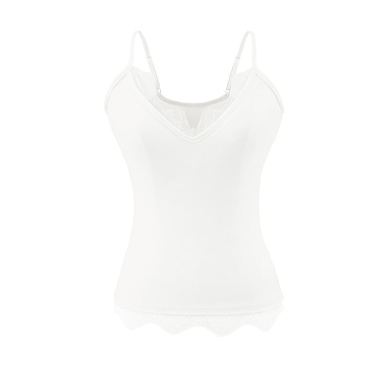 Lace Panel V-Neck Camisole