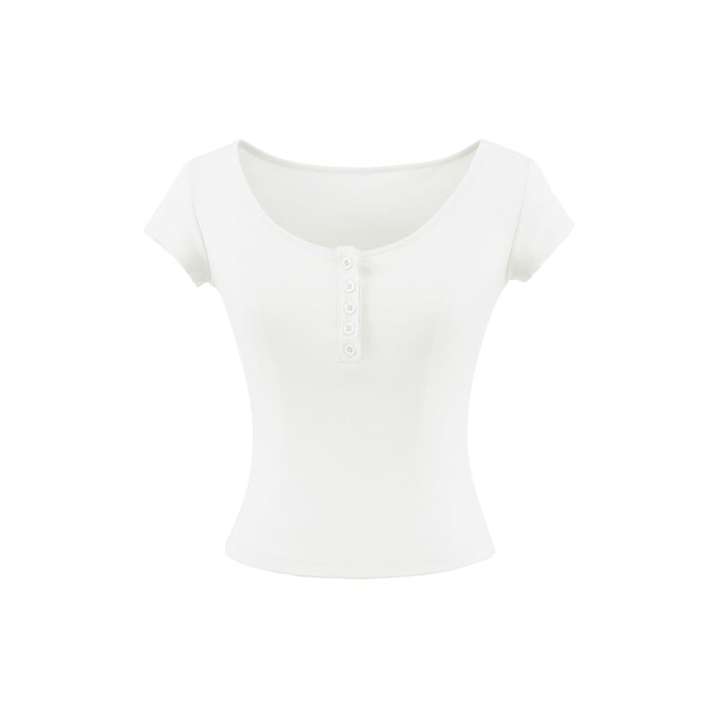 Henley Short Sleeve Tee