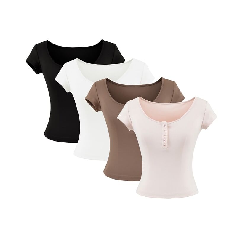Henley Short Sleeve Tee