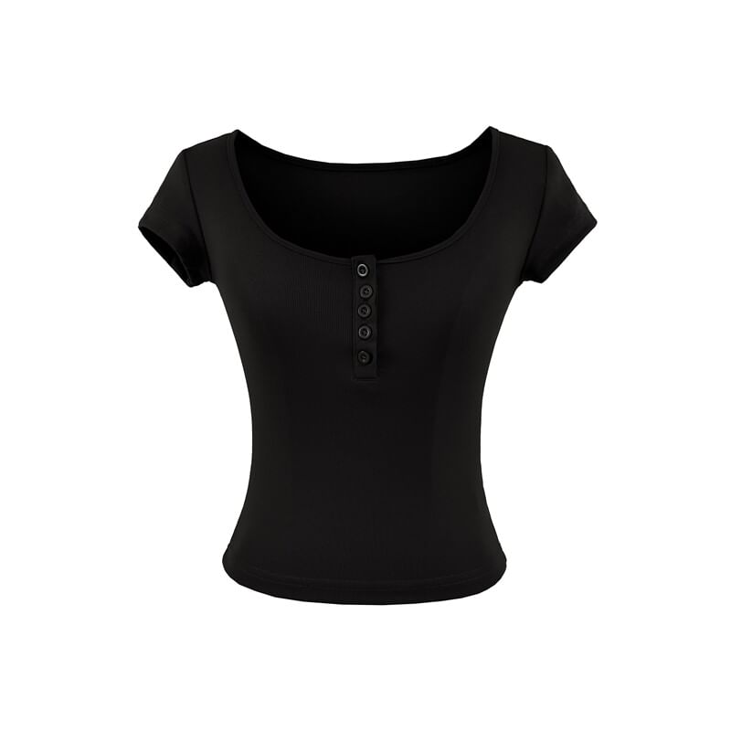 Henley Short Sleeve Tee