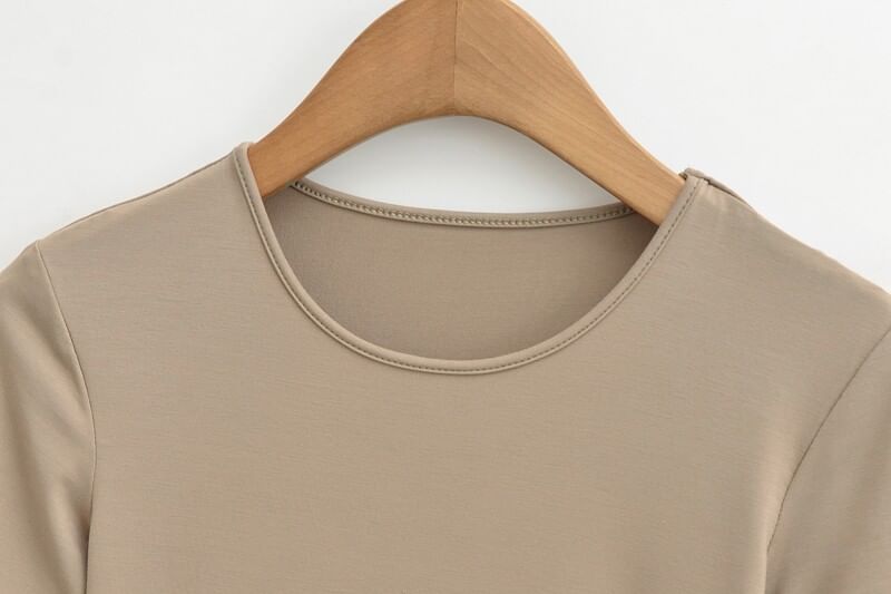 Classic Round Neck Short Sleeve Tee