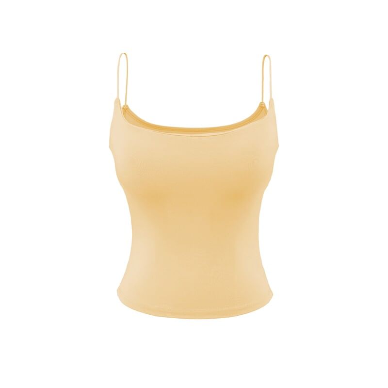 Padded Camisole Top in Solid Color