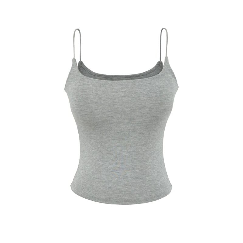 Padded Camisole Top in Solid Color