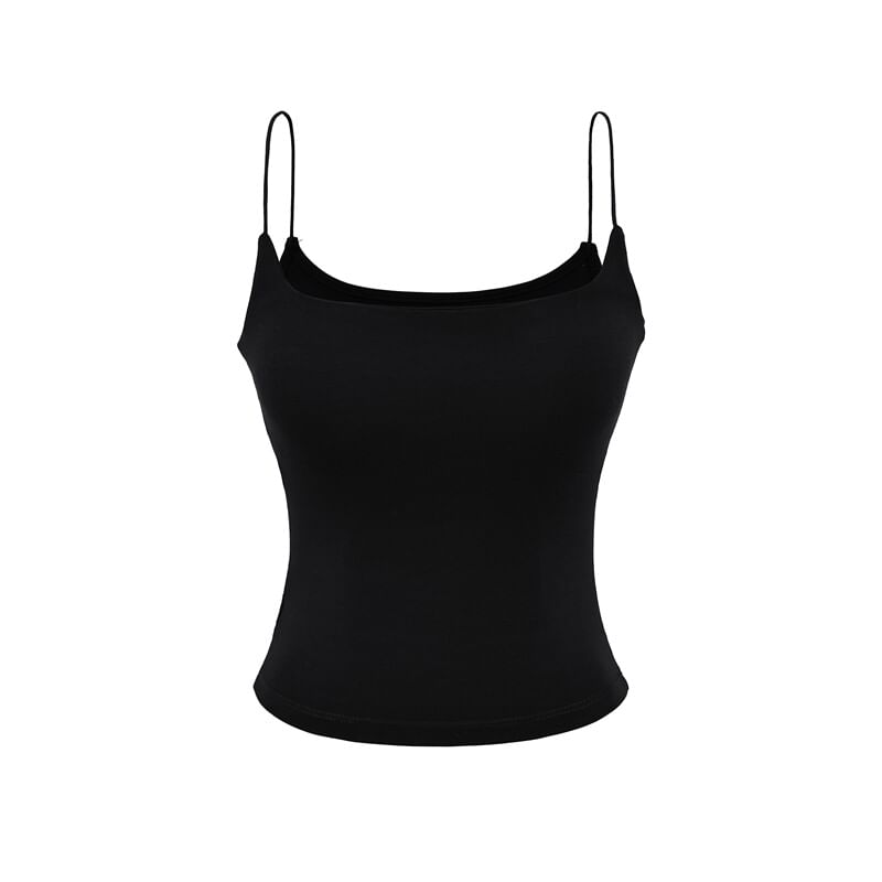 Padded Camisole Top in Solid Color