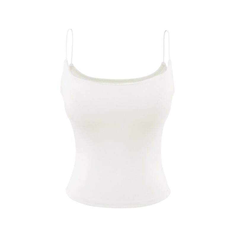 Padded Camisole Top in Solid Color