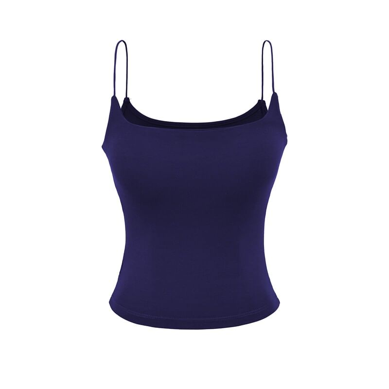 Padded Camisole Top in Solid Color