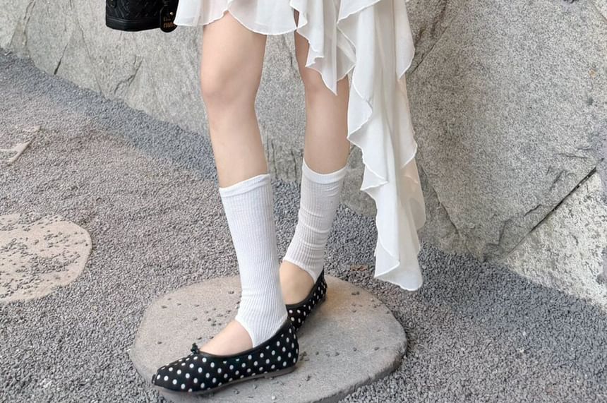 Elastic Waist Plain Asymmetrical Ruffle Mini A-Line Skirt