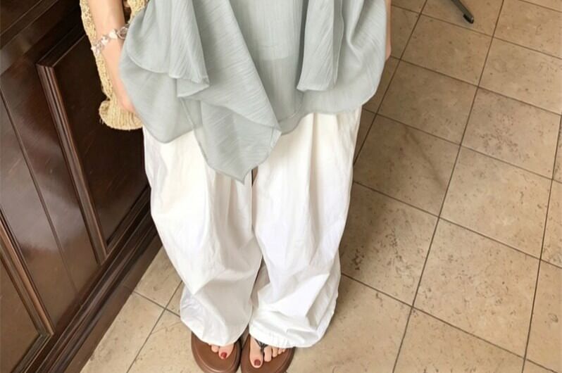 Plain Asymmetrical Camisole Top