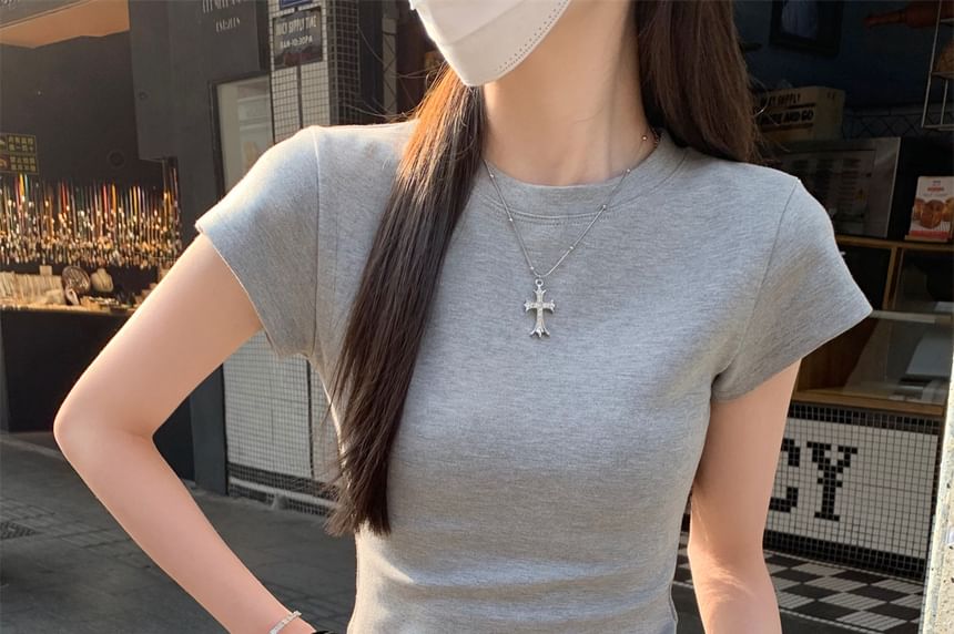Short Sleeve Crew Neck T Shirt