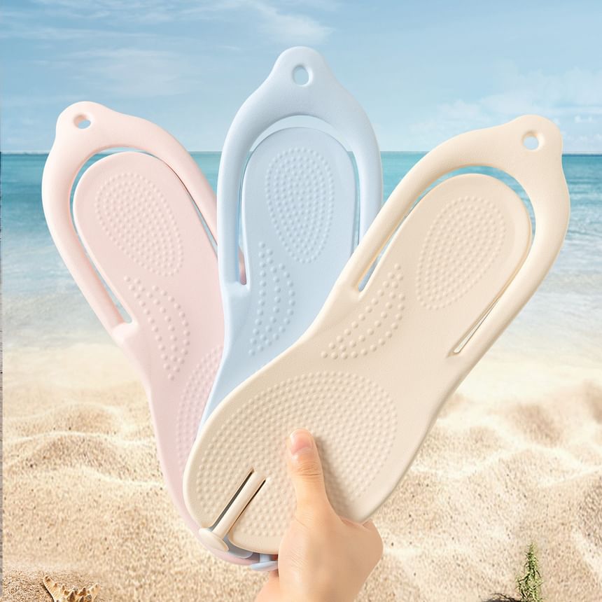 Foldable Plain Flip-Flops