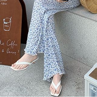 (Various Low Flops Plain Heel Designs) Flip