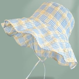 Hat Sun Plaid