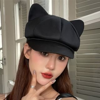 Cat Newsboy Ear Cap