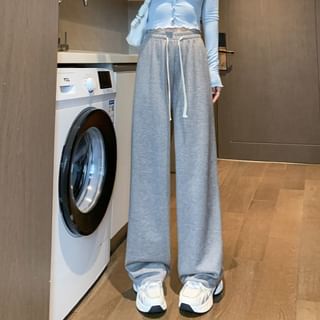 Designs) Leg Wide Pants High Plain Rise (Various