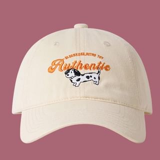 Cap Baseball Embroidered Dog