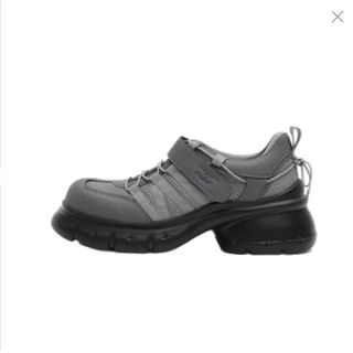 Lace-Up Shoes Platform Heel Chunky