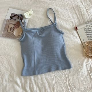 Cropped Sleeveless Camisole Top