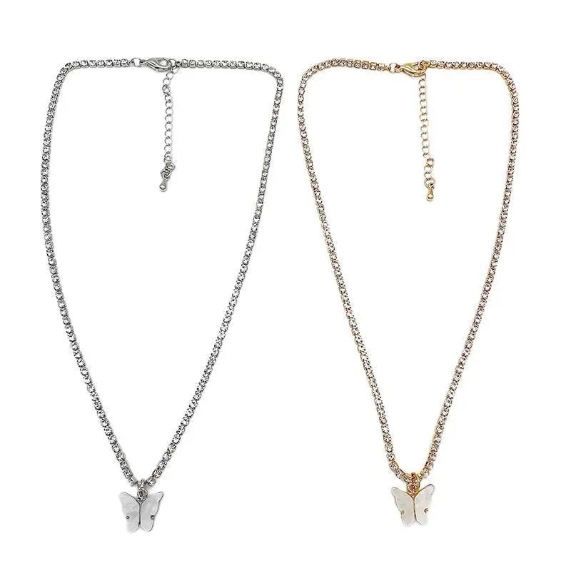 Chaîne Papillon Lilas LIN51