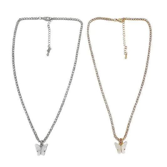 Chaîne Papillon Lilas LIN51