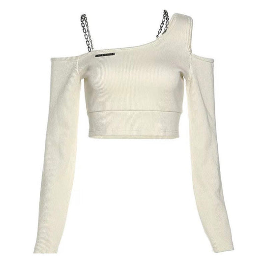 Long Sleeve Chain Top