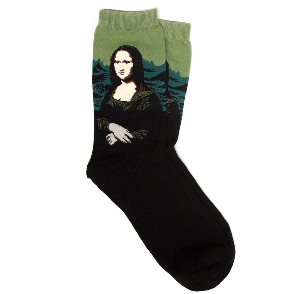 Mona Lisa Painting Socks