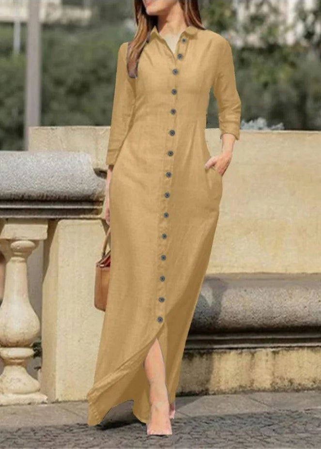 Long Shirts Button Fall Peter Dress Black Pan Natural Collar