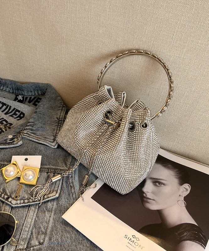 Metal Water Studded Bag Pouch Diamond Handmade New Glitter