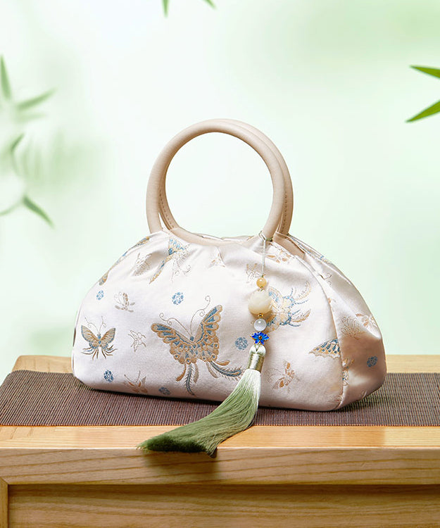 Versatile Bag Retro Tote New Tassel Jacquard