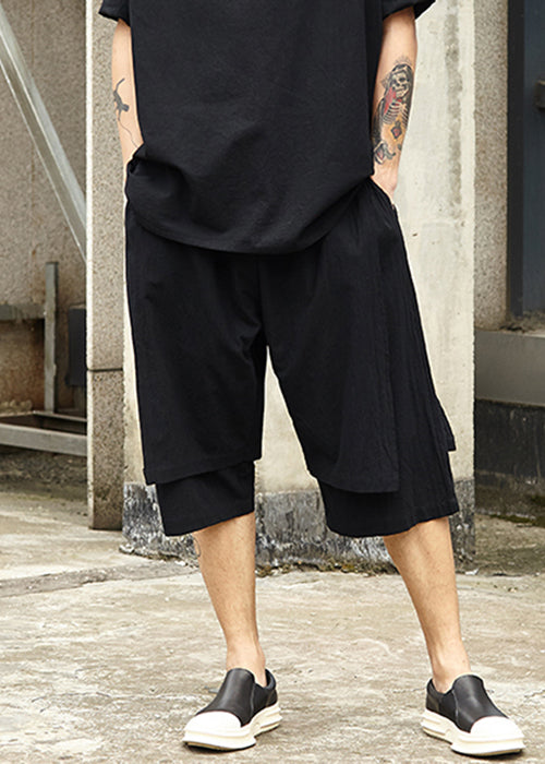 Pieces Summer Two Men False Shorts Cotton White Pockets New