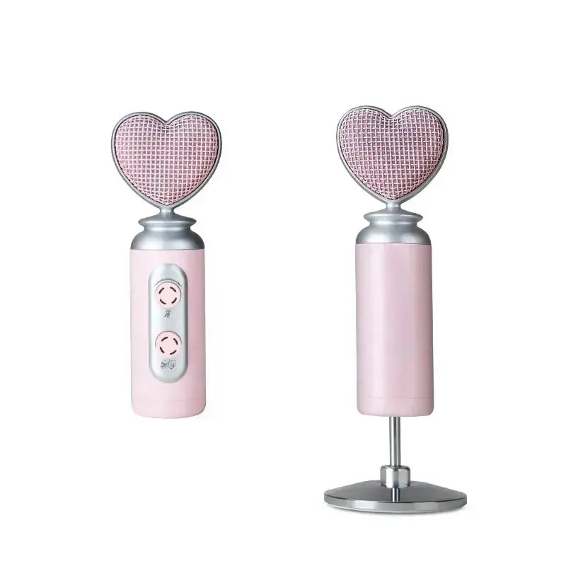 Kawaii Aesthetic Y2K Cute Fairy Noise Reduction Pink Microphone - Pinkdollz MK Kawaii Store