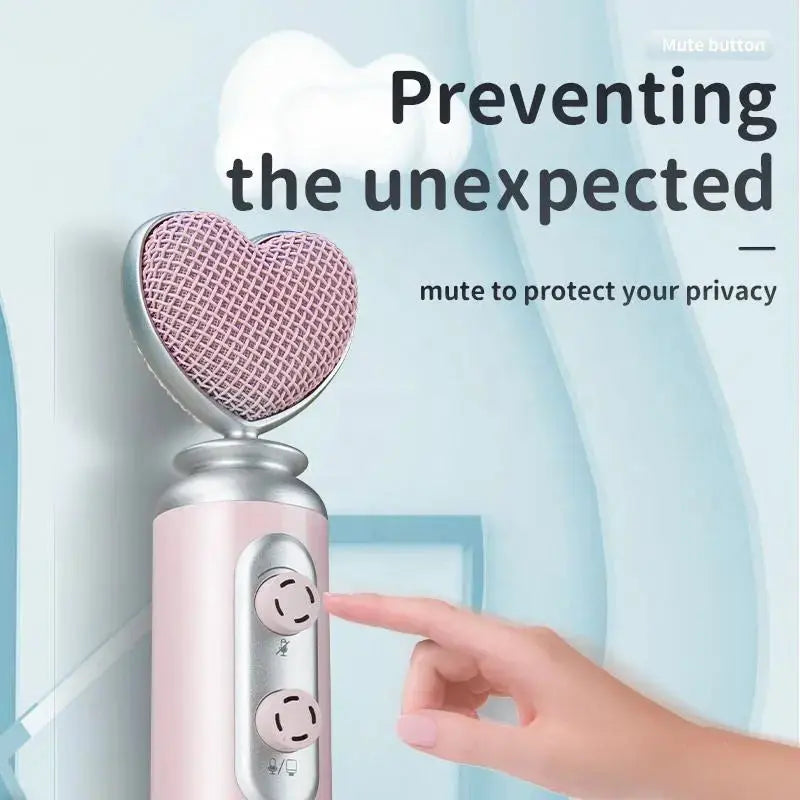 Kawaii Aesthetic Y2K Cute Fairy Noise Reduction Pink Microphone - Pinkdollz MK Kawaii Store