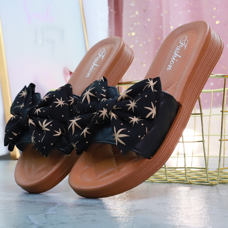Summer Time Cute Bow Sandals SP19147 MK Kawaii Store