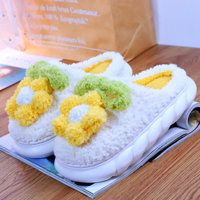 Sweet Comfy Soft Flowers Slippers ON887 MK Kawaii Store