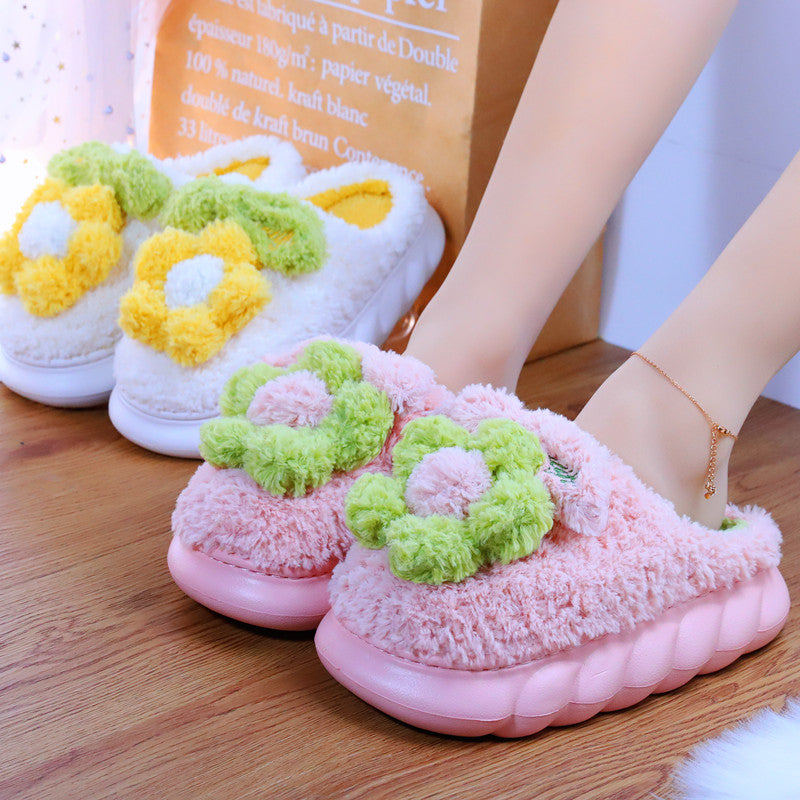 Sweet Comfy Soft Flowers Slippers ON887 MK Kawaii Store