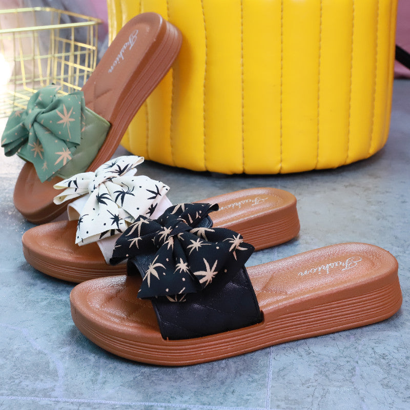 Summer Time Cute Bow Sandals SP19147 MK Kawaii Store