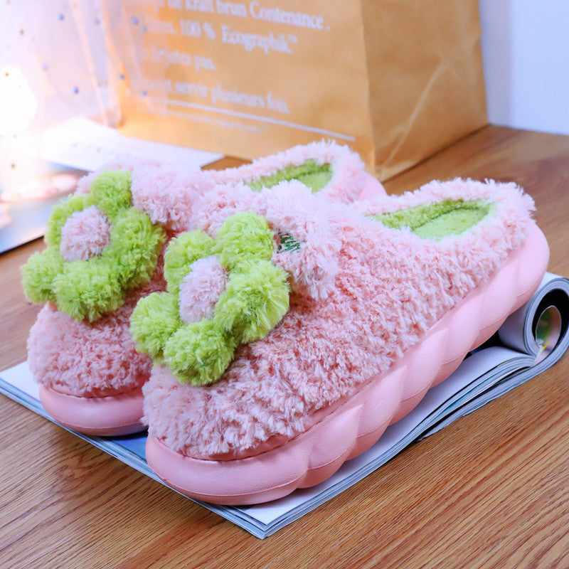 Sweet Comfy Soft Flowers Slippers ON887 MK Kawaii Store