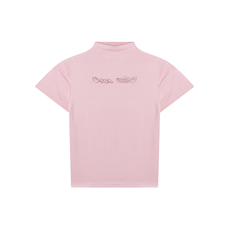 Summer Cropped Turtleneck T-shirt - Heartzcore MK Kawaii Store