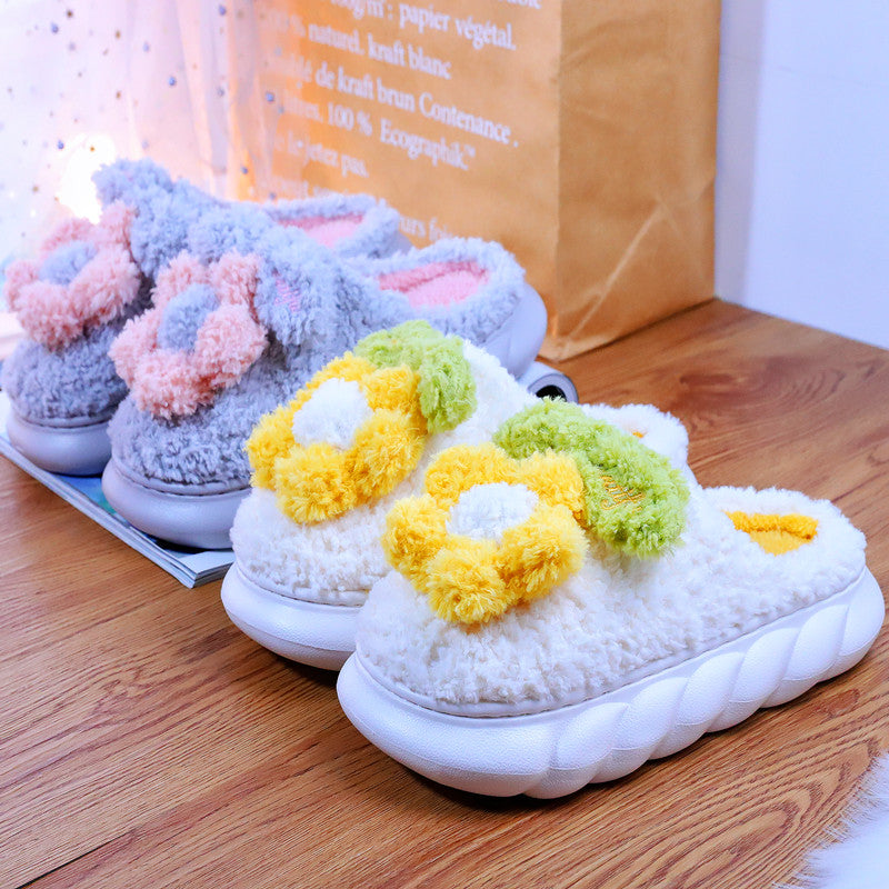 Sweet Comfy Soft Flowers Slippers ON887 MK Kawaii Store