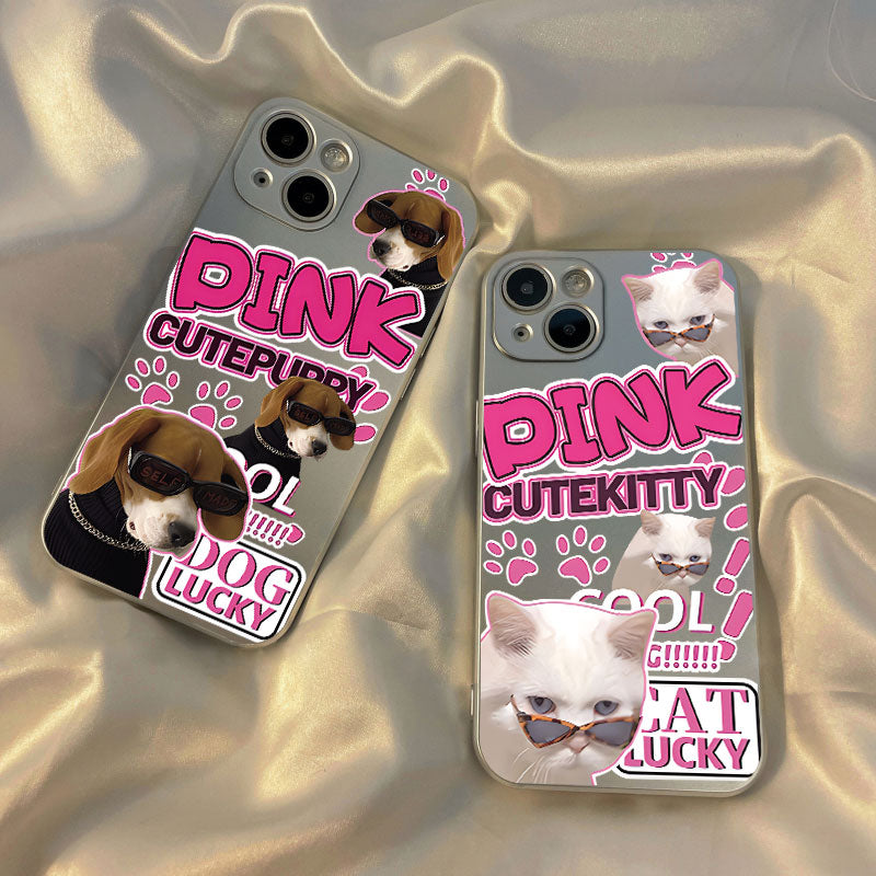 Cartoon Cat Dog Phone Case Susan