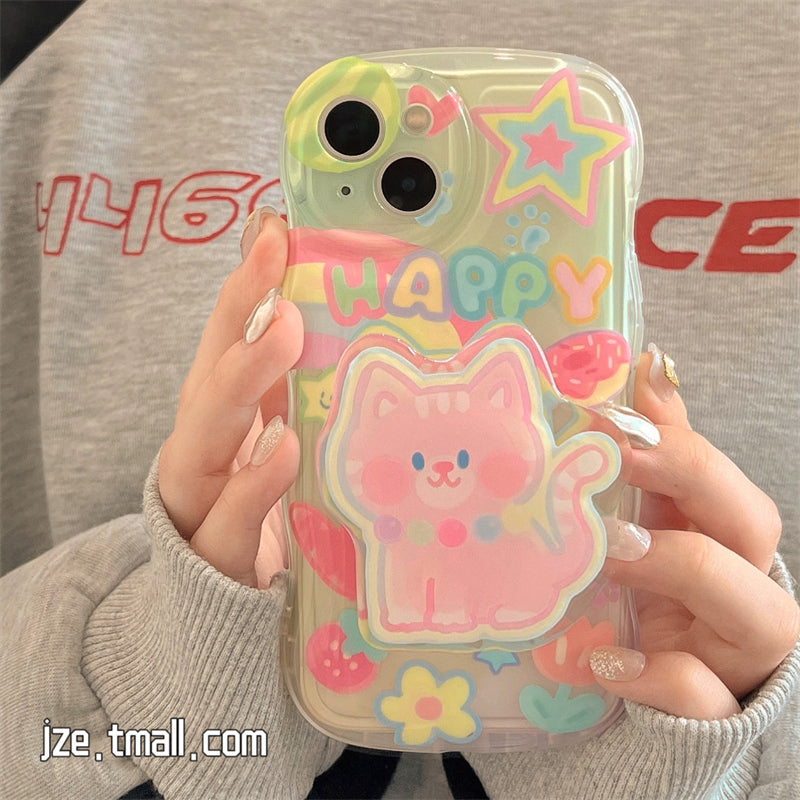 Cartoon Cat Rabbit Phone Case Susan