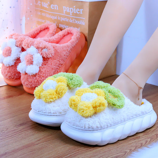 Sweet Comfy Soft Flowers Slippers ON887 MK Kawaii Store