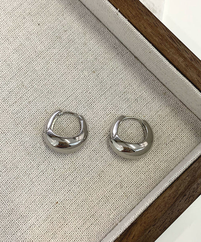 Silk Hoop Design Overgild Earrings Original Copper