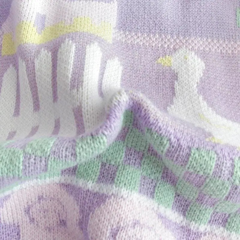 Pastel Kawaii Esthétique Fée Kei Duck Pull