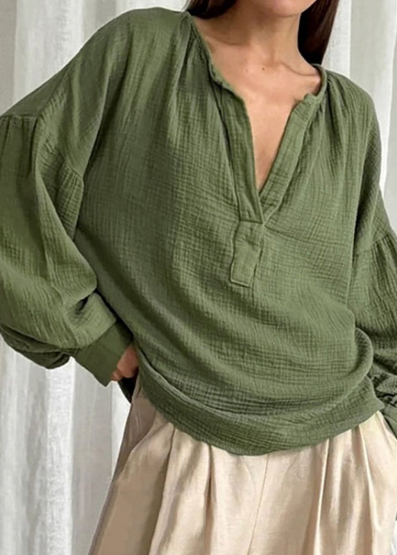 Neck Fall V Cotton Patchwork Size Plus White T Shirts