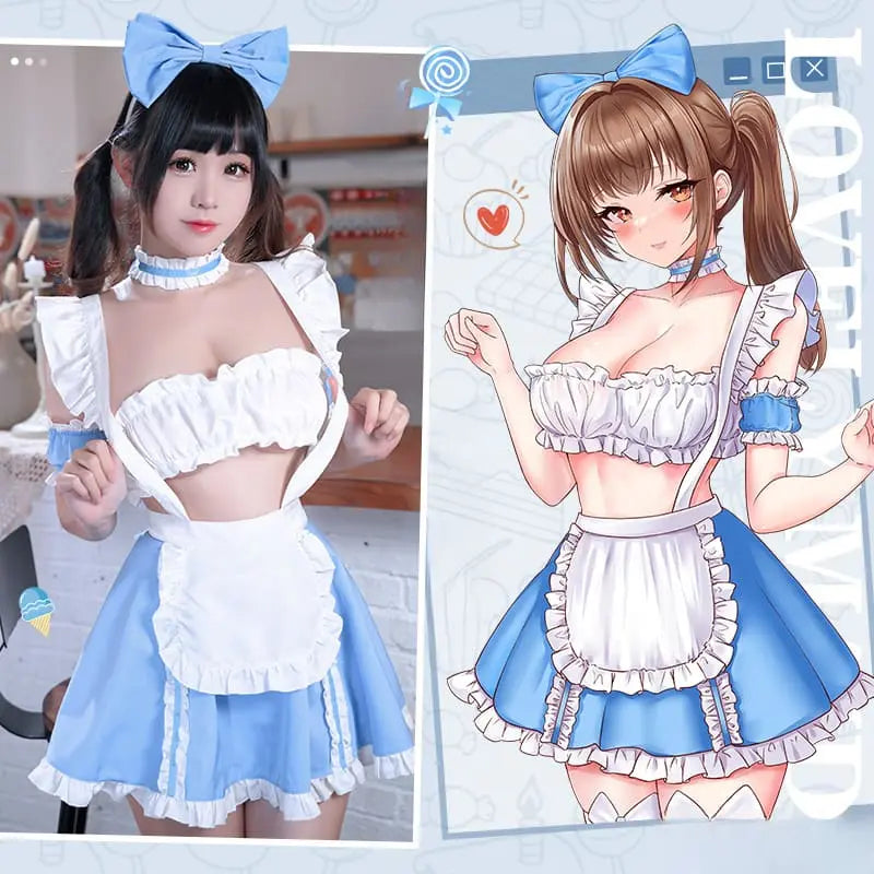 Ensemble de tenue douce bleue Queen Bianca ON777