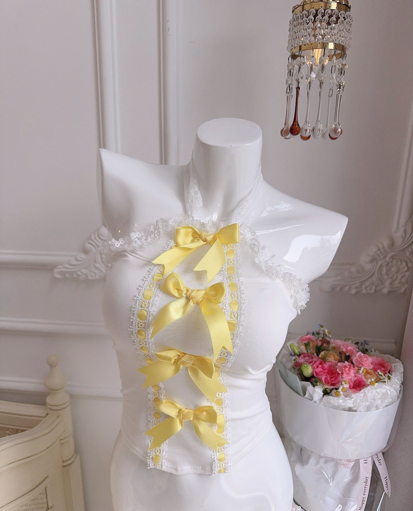 Hauts à garniture de style Lolita MK18934