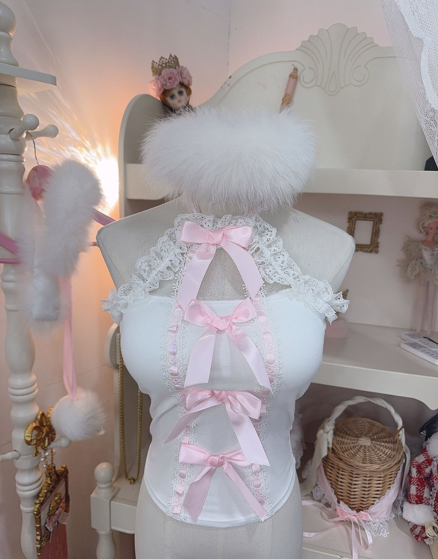 Hauts à garniture de style Lolita MK18934